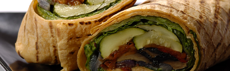 Grilled Garden Veggie Wrap